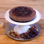 Ruby Bhogal no bake chocolate cheesecake recipe on Steph’s Packed Lunch