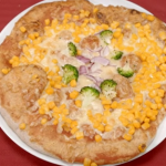 Jordan Banjo rainbow pizza recipe on Eat Well For Less?