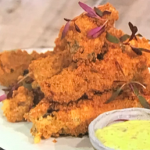 Simon Rimmer Scrumpets (deep fried lamb belly) recipe on Sunday Brunch