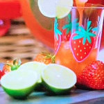 Benjamina’s strawberry, lime and mint fizz recipe on Lorraine