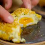 Chris Bavin smoked haddock and mashed potatoes Scotch egg recipe on Eat Well For Less?