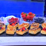Michela Chiappa mascarpone summer tarts with berries recipe on This Morning