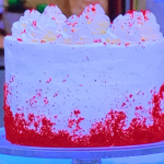 Paul Hollywood red velvet cake with cream cheese frosting recipe on The Great British Bake Off