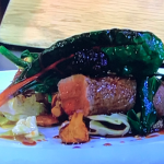 Ryan and Liam Simpson-Trotman Chilterns Muntjac deer with seasonal vegetables recipe on James Martin’s Saturday Morning