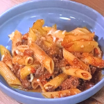 Dean Edwards slow cooker bolognese pasta bake recipe on Steph’s Packed Lunch
