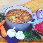 Simon Rimmer beef hot pot with anchovies recipe on Steph’s Packed Lunch