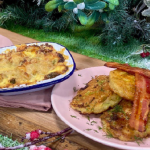 Simon Rimmer sprouts pancake and bake sprouts recipe on Steph’s Packed Lunch