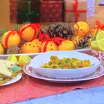 Clodagh Mckenna holiday turkey curry with ginger, potatoes and butternut squash recipe on This Morning