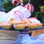 Richard Bertinet mince pies with sweet pastry, frangipane, almond cream and flaked almonds recipe on James Martin’s Saturday Morning