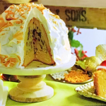 Ainsley Harriott Christmas snow dome with leftover Xmas pudding, pandoro and orange liqueur recipe on Ainsley’s Festive Flavours