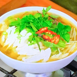 Thuy Pham chicken pho (noodle soup) recipe on Ainsley’s Fantastic Flavours