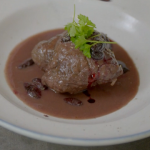 Si and Dave’s haggis beef olives with honey-berry sauce recipe on The Hairy Bikers Go Local
