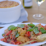 Si and Dave’s smoked haddock and brown shrimp souffle with panzanella salad recipe on The Hairy Bikers Go Local