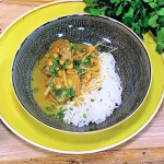 Rosemary Shrager Thai inspired chicken curry with sticky rice recipe on Steph’s Packed Lunch