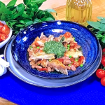 Simon Rimmer tinned fish tea with mackerel and tomatoes recipe on Steph’s Packed Lunch