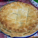 Suzanne Mulholland comforting chicken pie with chestnut mushrooms and mustard recipe on This Morning