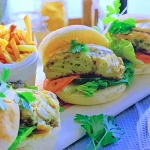 Ainsley Harriott Fish Sandwich with Herbs and Tamarind Mayo recipe on Ainsley’s Fantastic Flavours