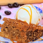 Phil Vickery Easter chocolate brownies with nuts and caramel sauce recipe on This Morning
