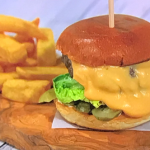 Simon Rimmer steamed burgers with jalapeno peppers recipe on Sunday Brunch