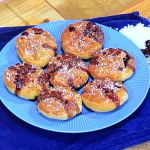 John Whaite Cranberry Eccles Cakes with Hazelnuts recipe on Steph’s Packed Lunch