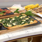 Clodagh Mckenna sweet and sour pizza pies on This Morning