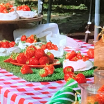 Juliet Sear mini strawberries pavlovas with Pimm’s liqueur recipe on This Morning
