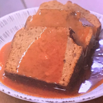 Jason Atherton sticky date loaf with salted caramel sauce on Jason Atherton’s Dubai Dishes
