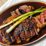 Jeremy Pang teriyaki beef with spicy mashed potatoes recipe on Sunday Brunch