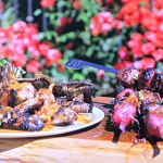 James Martin BBQ  chicken wings with BBQ duck, radishes, Seville oranges and marmalade recipe