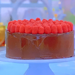 Paul Hollywood Great British Bake Off chocolate fudge cake with chocolate ganache and fresh raspberries recipe