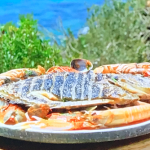 James Martin grilled John Dory with langoustine, clams and fresh tomato sauce recipe