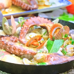 James Martin clams with octopus, scallops and bean stew recipe on James Martin’s Spanish Adventure