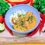 Simon Rimmer chicken tikka masala with rice recipe on Steph’s Packed Lunch