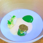 Daniel Clifford butter poached cod with parsley puree and caviar recipe on James Martin’s Saturday Morning