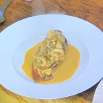 James Martin Diane sauce with veal stock and brandy recipe on James Martin’s Saturday Morning
