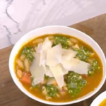 John Torode pasta and bean soup with pesto recipe on This Morning