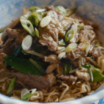 Rick Stein beef chow mein with sirloin steak and shiitake mushrooms recipe on Rick Stein’s Food Stories