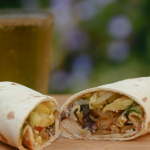 Rick Stein Mexican chicken burrito with chipotle chillie paste, re-fried beans and curtido recipe on Rick Stein’s Food Stories