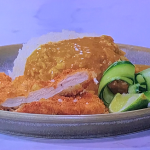 Theo Michaels chicken katsu curry with rice recipe on Morning Live