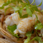 Si and Dave’s butter poached lobster with Scottish bucatini pasta recipe on The Hairy Bikers Go West