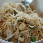 Rick Stein pad Thai with tofu, rice noodles, roasted peanuts and fresh coriander recipe on Rick Stein’s Food Stories