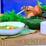 Raymond Blanc classic vegetable soup with creme fraiche and pesto recipe on This Morning
