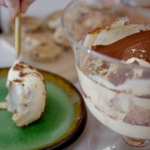Si and Dave’s Welsh cake tiramisu with whisky and marsala wine recipe on The Hairy Bikers Go West