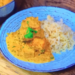 James Martin paneer butter curry with rice recipe on James Martin’s Saturday Morning