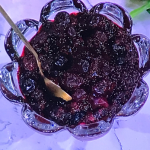 Emily English Frozen Blueberry Compote recipe ‘Life-Saving Ingredients Under a Pound’ on This Morning