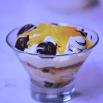 Prue Leith chocolate, rum and orange trifle on Prue Leith’s Cotswold Kitchen