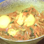 Asma Khan boiled eggs in tamarind gravy recipe on James Martin’s Saturday Morning