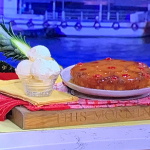 Rustie Lee retro pineapple upside down cake with vanilla ice cream recipe