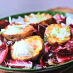 Poppy O’Toole fully loaded pancetta cheese potato skins recipe on Jamie’s Air Fryer Meals