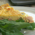Nigel Slater salmon and watercress tart with homemade pastry recipe on Nigel Slater’s Simple Suppers